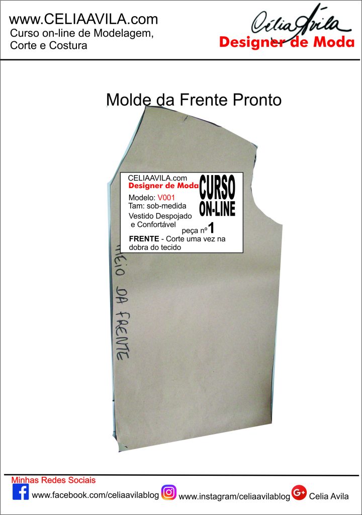 MOLDE DA FRENTE PRONTO